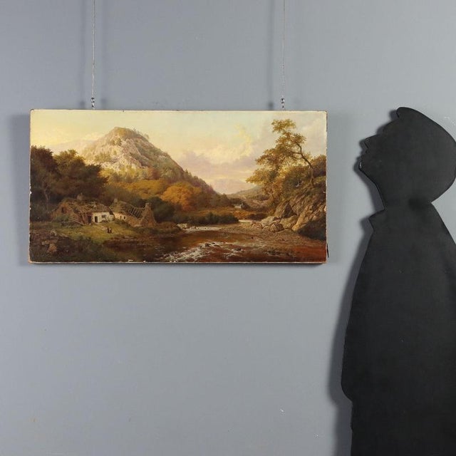 Oil on canvas. Signed and dated lower left. Holder devoted himself to landscape painting, specializing in views of the...