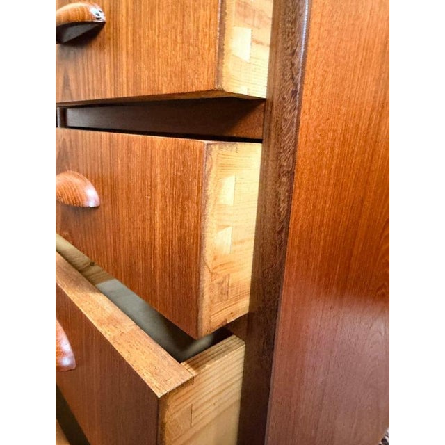 Mid-Century Modern Danish Teak Desk with Top For Sale - Image 3 of 8