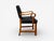 Animal Skin Danish Modern, Armchairs, Black Leather, Bentwood, Denmark, 1960s For Sale - Image 7 of 11