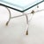 Mid Century Modern Hollywood Regency Chrome, Brass & Glass Coffee Table Circa 1960 For Sale - Image 10 of 10