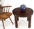 1970s Mid-Century Modern Faux Bamboo Round Occasional Table For Sale - Image 11 of 13