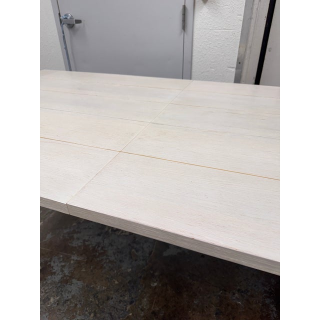Linen Serena & Lily Beach House Extension Dining Table in Saltwashed Oak For Sale - Image 8 of 12