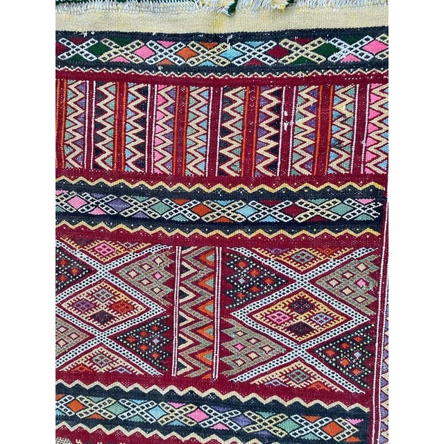 Vintage Moroccan Kilim Runner For Sale - Image 10 of 18