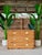 Late 20th Century Refinished Rattan Wrapped Campaign Chest Manner of Bielecky Brothers For Sale - Image 12 of 12