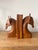 1960s Vintage Hand-Carved Wooden Horse Head Bookends-a Pair For Sale - Image 10 of 12