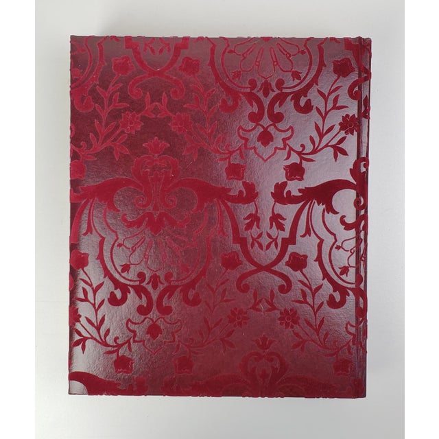 Cristal World's Finest Red Velvet Gold 2006 Lighting Catalog Coffee Table Book For Sale - Image 4 of 9