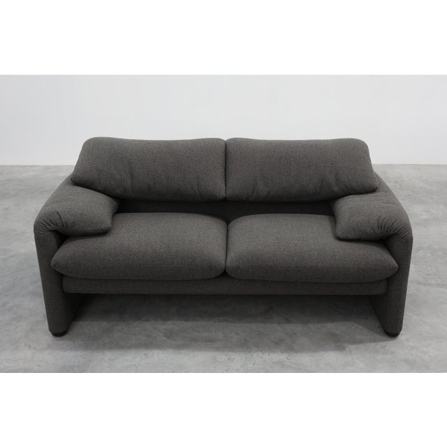 Two-Seat Sofa by Vico Magistretti for Cassina, Italy, 1990s For Sale - Image 9 of 13