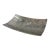 Vintage Z. Gallerie Faux Bois Metal Footed Platter For Sale