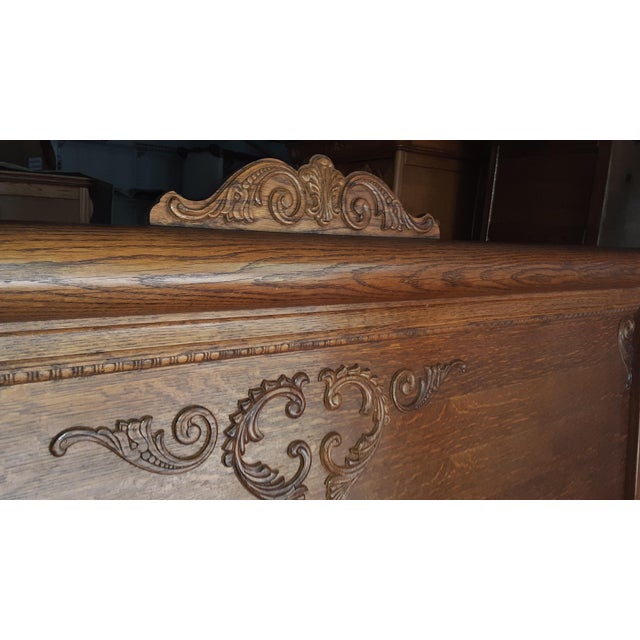 Lexington Victorian Sampler King Roll Top Headboard Chairish