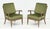 French Mid-Century Cerused Oak Armchairs/ Lounge Chairs - a Pair For Sale - Image 11 of 11