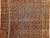 19th Century Turkmen Yomut Area Rug in Allover Geometric Pattern in Dark Red, Brown, French Blue For Sale - Image 13 of 18
