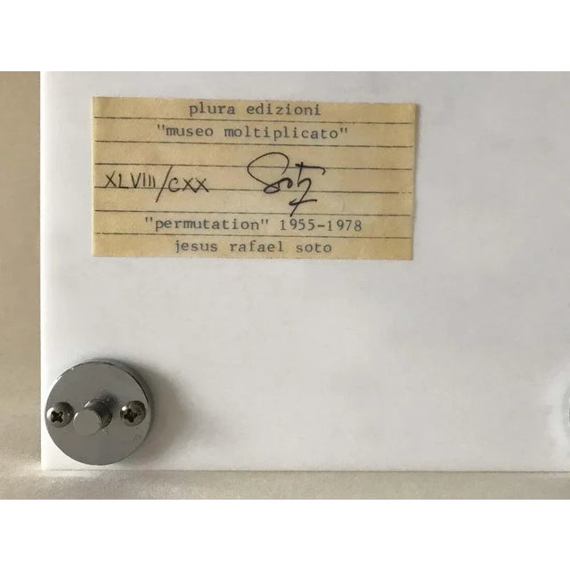 Jesus-Rafael Soto, Permutation Op Art Multiple, 1950s, Acrylic For Sale - Image 4 of 7