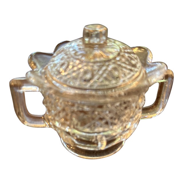 Vintage Mini Crystal Creamer For Sale