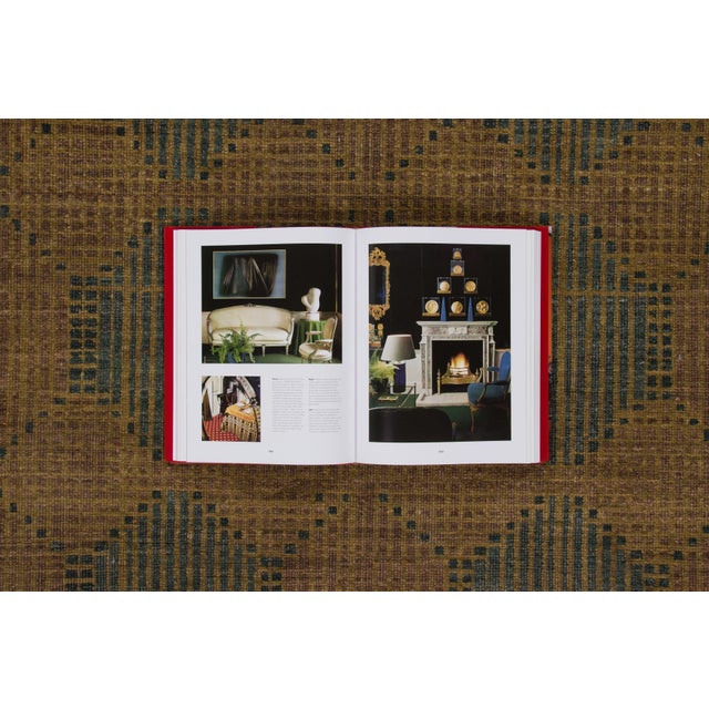 Contemporary Geometric Wool Rug in Green & Brown by Rug & Kilim, India For Sale - Image 9 of 10