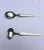 Mid-Century Modern Mid-Century Modern Stainless Steel Baby / Infant Feeding Spoons - Set of Two For Sale - Image 3 of 13