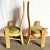 Vintage Boho Coastal Sculpted Rattan High Back Dining Arm Chairs - Set of 4 For Sale In Miami - Image 6 of 10