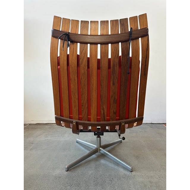 Hans Brattrud 1950s Mid.Century Lounge Chair Attributed to Hans Brattrud for Hove Mobler For Sale - Image 4 of 18