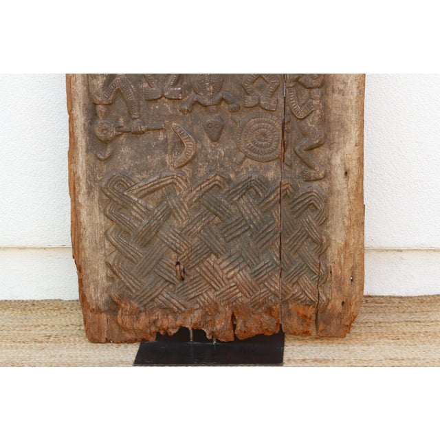 Early 20th Century Rare Antique Nommo & Lebe Carved Door For Sale - Image 5 of 9