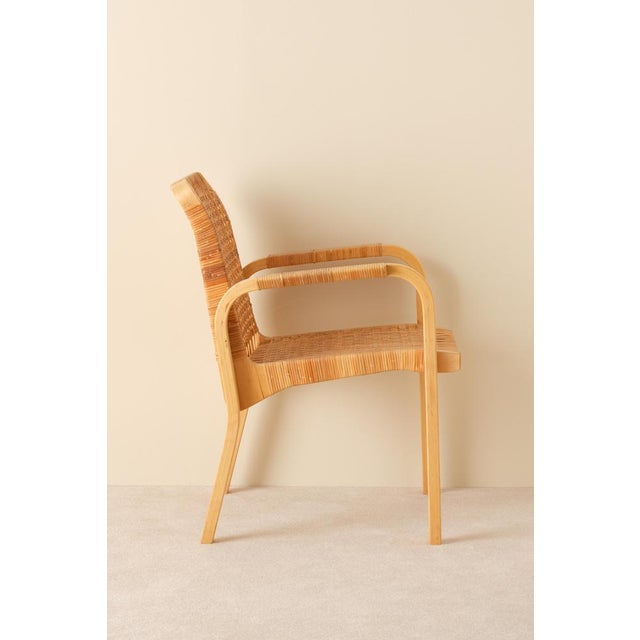 Wood 45 Armchairs by Alvar Aalto for Artek, 1970s, Set of 2 For Sale - Image 7 of 9