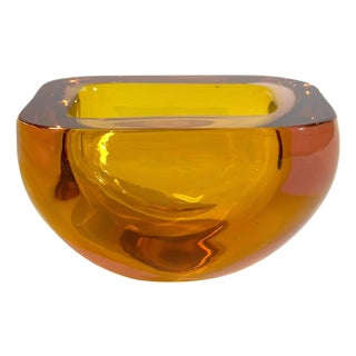 Vintage Italian Murano Glass Bowl, 1970s For Sale