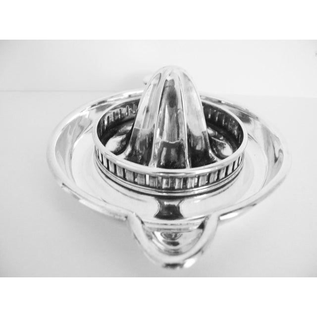 Art Deco 1970s Christofle-Paris Silver Citrus Juicer For Sale - Image 3 of 13