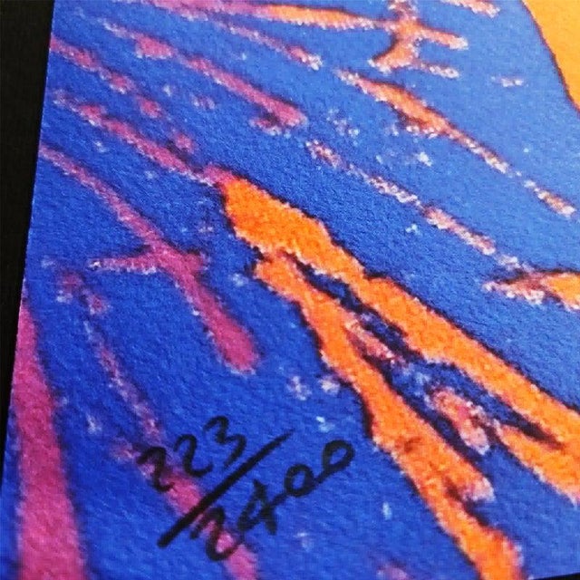 Andy Warhol After Andy Warhol, Big Purple Flowers, 1980s, Limited Edition Lithograph For Sale - Image 4 of 6