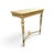 French Louis XVI Revival Painted & Parcel-Gilt Wall-Mounted Console With Disappearing Secret Drawer, Late 19th Century For Sale - Image 13 of 17