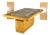 Mid 20th Century Extending Burl Dining Table For Sale