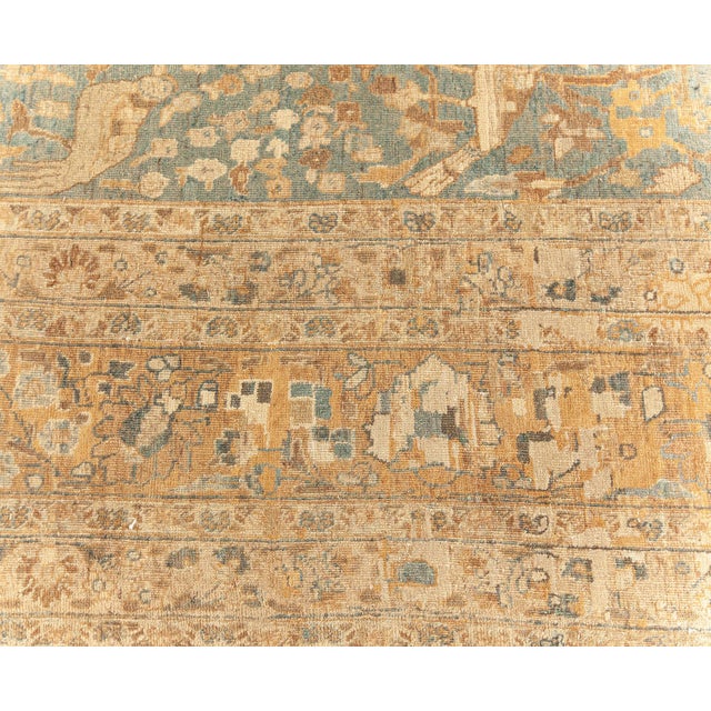1920s Persian Khorassan Handmade Wool Rug For Sale In New York - Image 6 of 9
