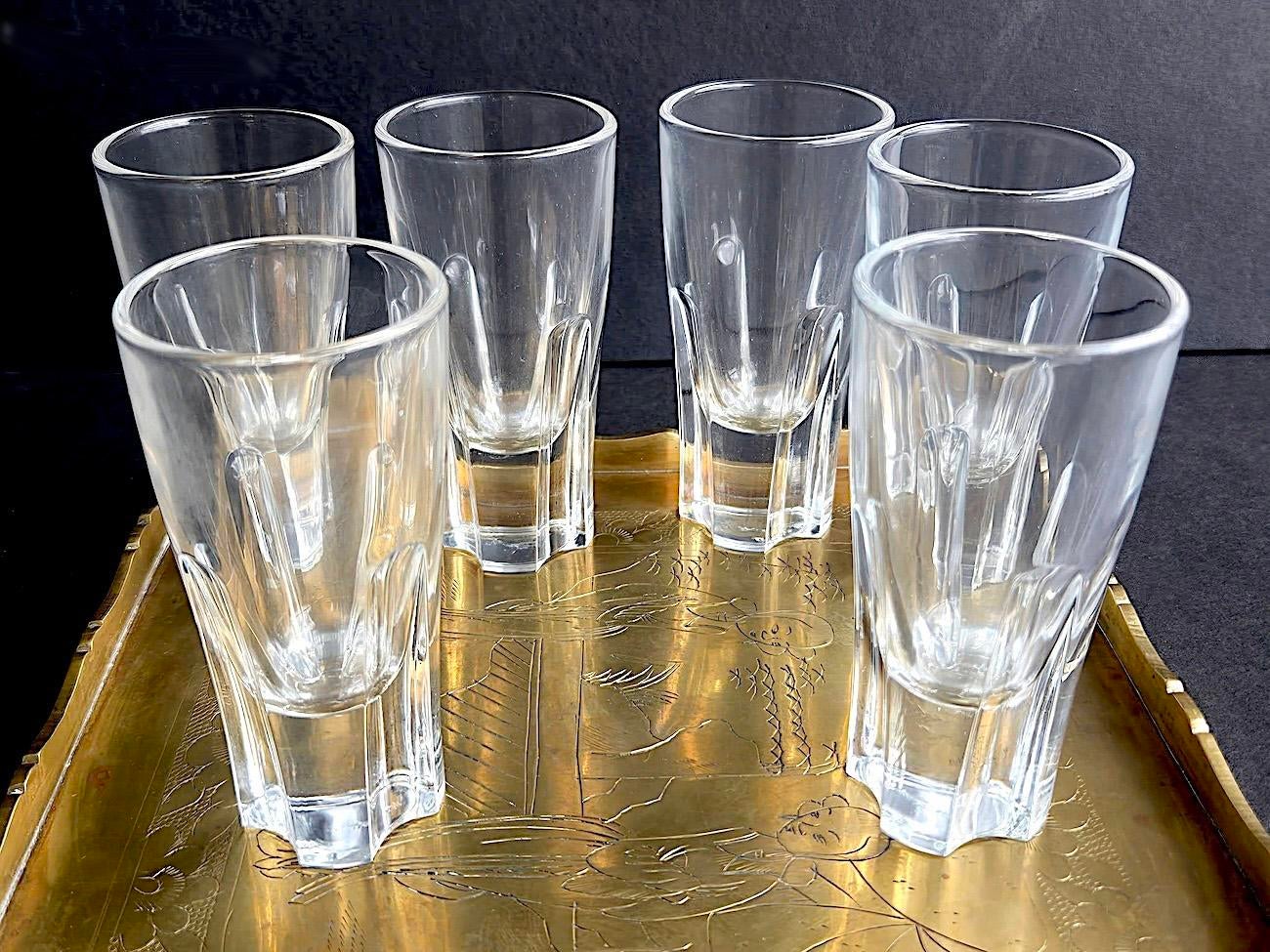 1960s Italian Shot/Vodka Glasses Designed by Carlo Moretti for