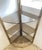 Vintage Modular Wall-Mounted Corner Display Bookcase with Glass Shelves and Gilt Metal Shelves, 1970s For Sale - Image 4 of 18