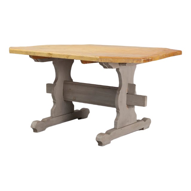 Vintage Swedish Kitchen Table For Sale