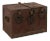 19th Century Swedish Iron Trunk Safe For Sale