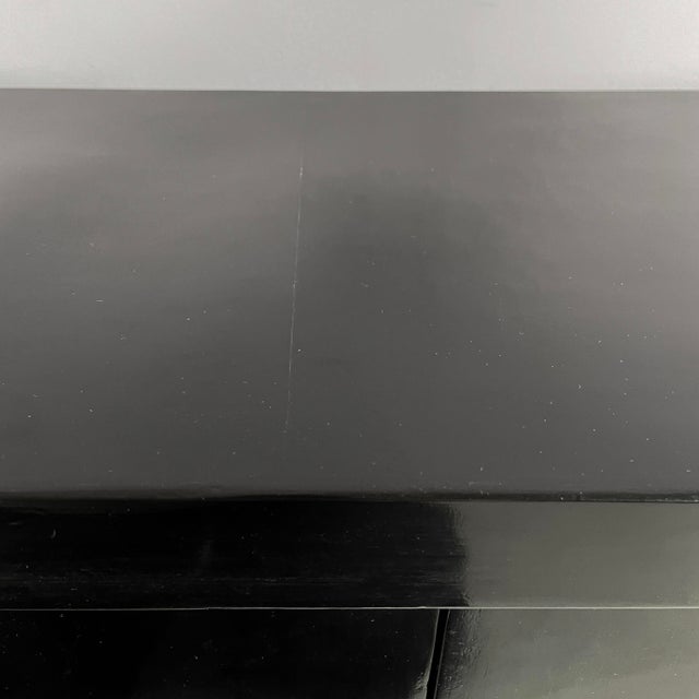 Italian Art Deco Sideboard in Black Wood, 1930s For Sale - Image 15 of 18