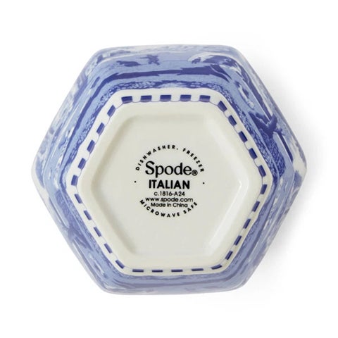 Bring timeless English elegance to your home with this **Spode Blue Italian Ceramic Ginger Jar**, measuring approximately...