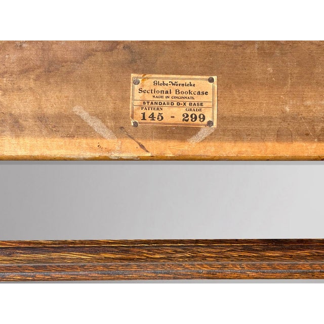 Antique Tall Bookcase in Oak from Globe Wernicke, 1890 For Sale - Image 8 of 10