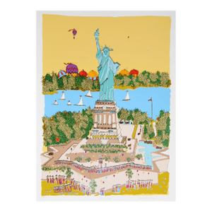 Statue of Liberty, Signed Screenprint by Susan Pear Meisel