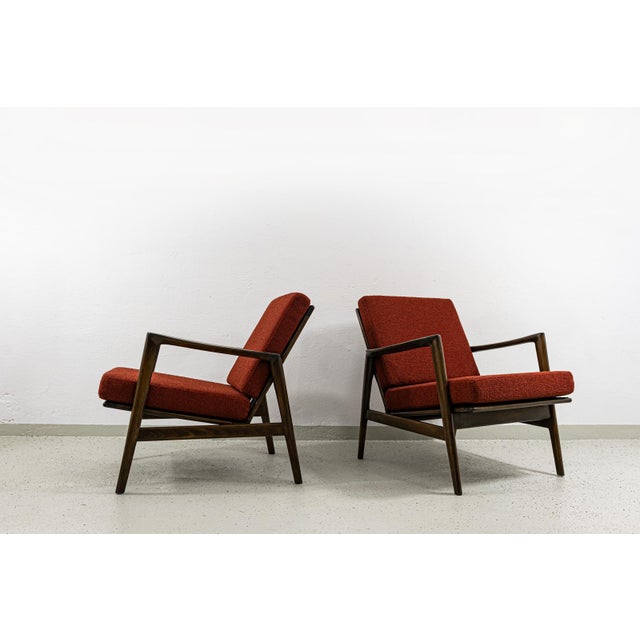 Vintage Lounge Chairs from SFM, Poland, 1960s, Set of 2 For Sale - Image 14 of 17