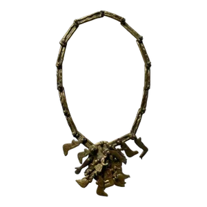 1970s Pal Kepenyes Bronze “Milagros” Necklace -