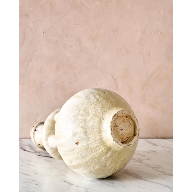 Handmade Mediterranean "Fig Vase 8" Glazed Stoneware by Canoa Lab for TRNK From Deriva Y Trampa Series For Sale - Image 9 of 10