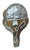 Metal 1930s Art Deco Wall Sconces With Batwing Slip Shades - a Pair For Sale - Image 7 of 10