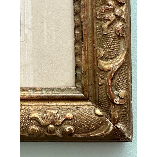 Drawing/Sketching Materials Original Sketch by Alexis Paul Arapoff - Framed Fashion Illustration 1952 Modernist Drawing For Sale - Image 7 of 10