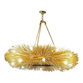 Visual Comfort Strada Ring Chandelier in Gild For Sale