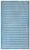 Doris Leslie Blau Vintage Indian Dhurrie Striped Blue Rug For Sale