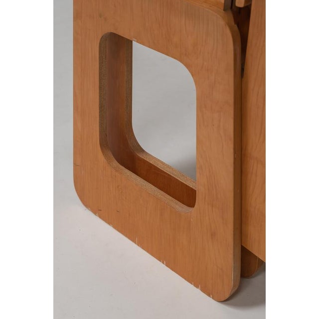 La Prora Folding Chair by Anonima Design for Bonetto, Italy, 1970s For Sale - Image 11 of 13