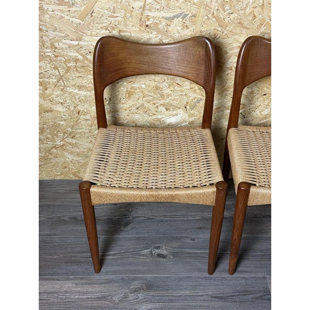 Mid-Century Chairs in Teak by Niels O Möller for J L Møllers, 1960s, Set of 6 For Sale - Image 4 of 18