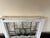Arts and Crafts style leaded stained glass with original wood frame. Center decor made of 3 types of vintage art glass...