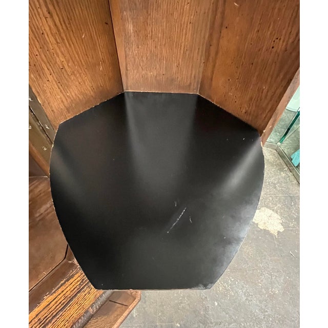 Mid Century Fluted Column Bar Cabinet For Sale - Image 4 of 8