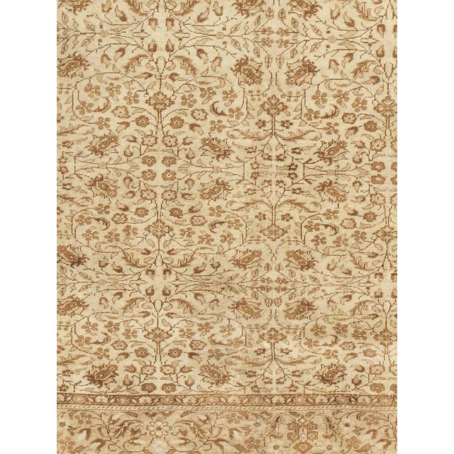 White Vintage Turkish Sivas Area Rug 4'10 X 7'2 For Sale - Image 8 of 8