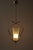 Gold Mid-Century Brass Pendant Lamp with Textured Glass Shade by R. Nikoll, Austria, 1958 For Sale - Image 8 of 14